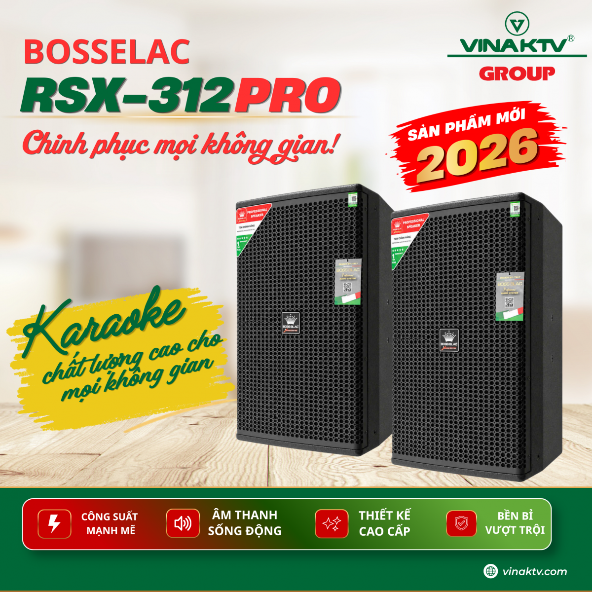 loa BossElac RSX-312Pro loa BossElac RSX-312Pro